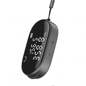Q2 Nouveau m&egrave;tre ruban num&eacute;rique Type-C Rechargeable &Eacute;cran LCD R&egrave;gle &eacute;lectrique 99M Mini distancem&egrave;tre - Neuf