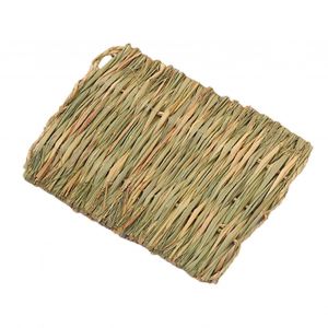 L'herbe Des Tapis Tiss&eacute;s Lit Pad En Gazon Naturel, Tapis De Liti&egrave;re Pour Animaux De Compagnie Chiens Chats Lapins Jouet &Agrave; M&acirc;cher De Repos Tapis De Paille - Neuf