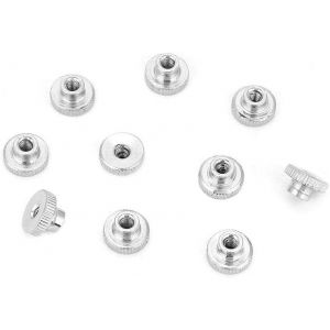 Nickel Plaqué Acier au Carbone Écrou Écrou Moleté Poignée de Noix(M3¿10pcs¿) - Neuf
