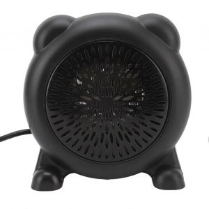 Radiateur électrique portable mini ventilateur thermique de chauffage d'air de bureau pour une utilisation en intérieur Noir - Neuf