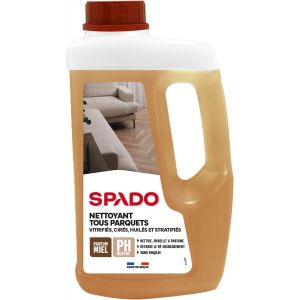 Nettoyant tous parquets - Nettoie, embellit et parfume - Formule retarde le r&iquest;&iquest; encrassement - Non glissant - cire d'abeille & miel - 97% ingr&iquest;&iquest;dients naturel - 1L - Fabriqu&iquest;&iquest; en France - Neuf