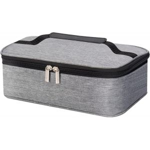 Subzonal-Sac Isotherme Repas Portable 3l, Petit Sac Isotherme Avec Poign&eacute;e, Mini Petite Glaci&egrave;re Petite Glaci&egrave;re Souple Pour D&eacute;jeuner, Travail, Bureau, &Eacute;cole, Pique Nique Hommes, Femmes, Enfants (Gri - Neuf