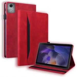 Etui pour Tablette Lenovo Tab K11 Plus 11.45"" 2024 Coque &Eacute;tui &agrave; Rabat &agrave; Fonction de Support Multi-Angle Protection Housse Cover pour Lenovo Tab Plus/Tab K11 Plus Case,Rouge - Neuf