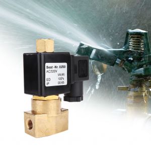 Electrovanne electromagnetique a deux voies normalement ouverte 2W025-08T G1/4" (12 V CC) - Neuf