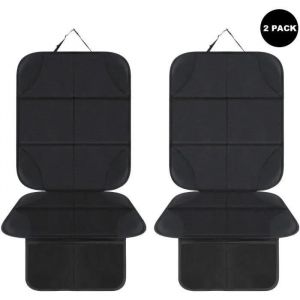 2 Protèges Protecteur De Siège De Voiture, Protecteur Siege Bebe En Cuir Couvre Siege Auto Pour Bébé Sièges Enfant Avec Poches - Neuf