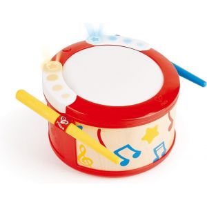 TDRFL-Jouet-Tambour Enfant Lumineux Interactif,2 Modes : Rythme Et Mélodie-Jouet Bébé À Partir De 12 Mois-Instruments De Musique À Percussion Pour Enfants Et Bébé - Neuf