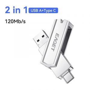 KALPZ-Eaget-Cl&eacute; Usb 3.2 De Type C, Support &Agrave; M&eacute;moire De 1Tb 512 Gb 256 Gb 128Gb 64Gb, Lecteur Flash Pour Iphone 15 Huawei Et Android,128 Go,Cf22 - Neuf