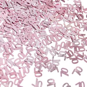 Confettis d'anniversaire or rose 30 g, paillettes m&iquest;&iquest;tallis&iquest;&iquest;es pour 70e anniversaire de mariage, d&iquest;&iquest;corations de table pour 70e anniversaire - Neuf