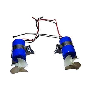 Paire RC Propulseur Sous-marin 7.4V 16800RPM CW / CCW hélice à 3 pales pour ROV de bricolage - Neuf