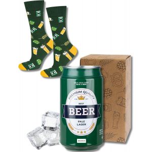 Uaa-Canette Bière Chaussettes Homme Biere Cadeau Drole Coton Chaussette Cadeaux 40-45 1-4 Paires - Neuf