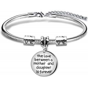 KAL-Bracelet Pour Mère Et Fille - L'Amour Entre Une Mère Et Sa Fille Est Impérissable - Neuf