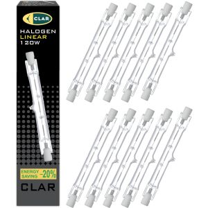 - Ampoule Halogène R7s 118mm, Lampadaire Halogène, Lampe 120w (Pack De 10) - Neuf