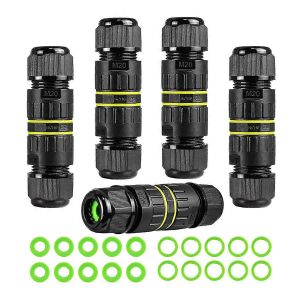 5Pc IP68 étanche 2 voies 3-core boîte de jonction connecteur de câble électrique M20 gamme de fils (5-12mm),pour - Neuf