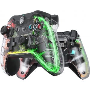 Contr&ocirc;leurs sans Fil, Gale Hall Contr&ocirc;leurs PC Contr&ocirc;le de Mouvement, Joysticks Hall, 3 Paires de Manettes, Contr&ocirc;leurs de Jeu PC App pour Switch/PC/iOS/Android Contr&ocirc;leur de Jeu sans Fil - Neuf