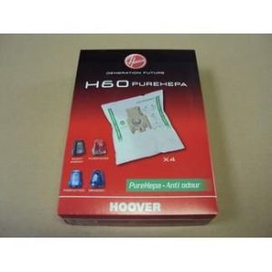 4 Sacs Anti Odeurs H60 Aspirateur Hoover Tte2303 - Neuf