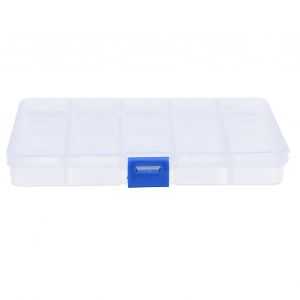 Boîte D¿Organisateur Boîte De Rangement De Bijoux En Matière Plastique Pour Perles Boucles D¿Oreilles Colliers Hameçons Petites Pièces Électroniques - Neuf