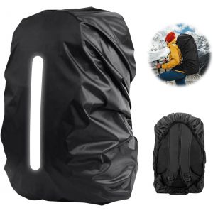ERYI-Housse Sac À Dos Imperméable Réfléchissante, 30L-40L Housse De Imperméable Pour Protection Sac À Dos Pluie, Housse De Sac À Dos Réfléchissante, Pour Camping Randonnée Trekking Cyclisme Escalade - Neuf