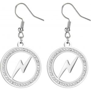 Kal-Boucles D'oreilles Pendantes En Forme D'&eacute;clairs Boucles D'oreilles &Agrave; Crochets Flash Thunder Fashion Bijoux Punk Cadeau De F&ecirc;te Hip Hop 80s Pour Les Femmes Et Les Hommes - Neuf