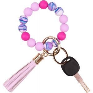 KAL-Porte Clef Voiture Femme Porte Clé Bracelet Fille Porte-Clés - Neuf