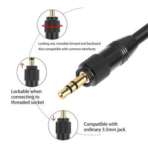 C&acirc;ble audio XLR vers 3,5 mm Microphone Cordon audio analogique sym&eacute;trique 300cm - Neuf