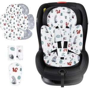 Subzonal-Insert Pour B&eacute;b&eacute; Compatible Avec 4moms Mamaroo Swing Graco Swing Et Si&egrave;ge Auto, Insert De Si&egrave;ge Auto Pour Nouveau-N&eacute; Filles Gar&ccedil;ons, Design R&eacute;versible Respirant Soutien De La T&ecirc;te Et Du Corp - Neuf