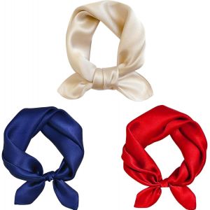 Foulard En Soie Square Satin Head Foulard Col Foulard Pour Femmes.[G856] - Neuf