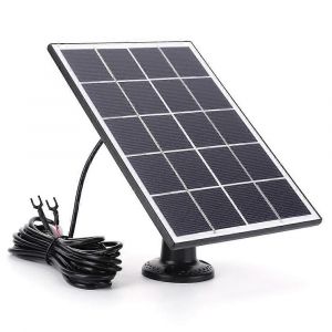 Panneau solaire 3 W pour sonnette video Ring 4/3/3 Plus/2, chargeur de sonnette intelligente de surveillance - Neuf