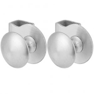 2pcs poignées de porte en verre Pince de traction de porte en verre pour porte d'armoires en verre de vitrine - Neuf