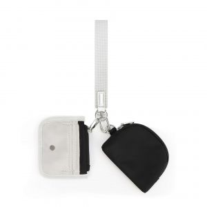 Keychain Mini Zip Autour De Bracelet Porte-Monnaie Pour Les Femmes, Compact Porte-Monnaie En Cuir Avec Porte-Cl&eacute;s, Plusieurs Couleurs Disponibles - Neuf