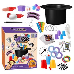 Coffret de magie avec jouet, coffret de magie pour enfants d&eacute;butants, jouet magique facile &agrave; suivre avec instructions vid&eacute;o - Neuf