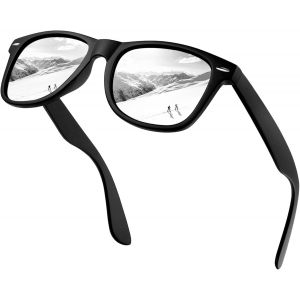 Lunettes De Soleil Polarisées Homme Et Femme Mode Vintage Lunette De Soleil Rectangulaire Rétro Classique Protection 100% Uv400 Léger - Neuf