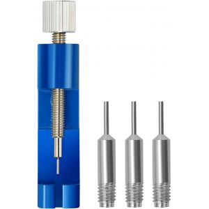 Kal-Kit D'outils D'horloger Pour Montre - Kit D'outils De Bracelet De Montre - Outil De Raccourcissement - Outil D'horloger - Extracteur De Goupille Pour Bracelet De Montre, Bleu, Simple - Neuf