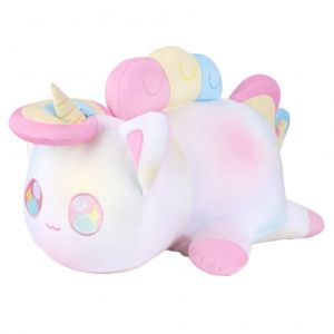 Peluche Chat Mignon De Dessin Anime, Animal En Peluche, Collection De Jouets Moelleux, Figurine, Oreiller Decoratif Pour La Maison, Cadeaux D'anniversaire Pour Enfants - Neuf