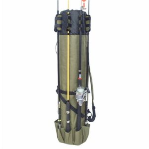 Taille Du Produit: 116 * 23,5 Cm (Vert Militaire) Sac De Canne À Pêche En Plein Air Sac De Canne À Pêche Sac De Pêche Multi-Poches Étanche Sac De Pêche Vert Armée. - Neuf