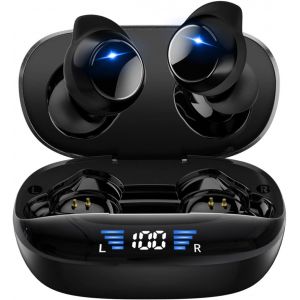NAERYUTER-Écouteurs Intra-Auriculaires Sans Fil Bluetooth 5.3 Pour Iphone Android Tws Étanches Ipx7 Pour Le Sport,L'Entraînement,La Course À Pied,La Salle De Sport-Écouteurs Bluetooth Sans Fil Avec - Neuf
