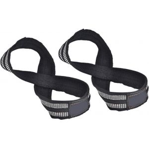 Asas-Sangles De Levage Poignet,Figure 8 Sangles De Levage Sangle De Poignet Dead Lift Pour Tractions Barre Horizontale Powerlifting Gym Fitness Bodybuilding Musculation - Neuf