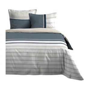 Housse De Couette + Taies 240x260cm Banc De Sable - Neuf