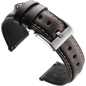 Eryi-Bracelets De Montre De Rechange En Cuir Vintage À Libération Rapide Pour Homme Et Femme 18 Mm, 20 Mm, 22 Mm, 24 Mm - Neuf