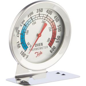 Kal-Thermomètre De Four En Acier Inoxydable Avec Marquages Colorés En Celsius Et Fahrenheit, Peut Se Poser Ou S'accrocher - Neuf