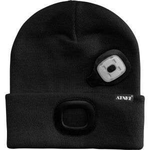 Led Bonnet Lampe Frontale,Usb Rechargeable 4 Led Chapeau De Course Ultra Lumineux Lumi&egrave;re Hiver Chaud Polaire Doubl&eacute;e Tricot Bonnet Cadeaux Pour Hommes Et Femmes - Neuf