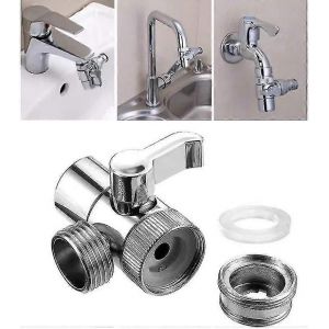 Interrupteur Robinet Adaptateur Aérateur Robinet D'eau Connecteur Évier De Cuisine Répartiteur Pomme De Douche Dérivation Valve-Bon - Neuf