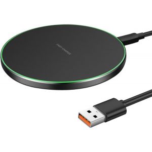 Kalanka-Chargeur &Agrave; Induction Sans Fil Avec Qc3.0 Usb&iquest;C, 35 W, Chargeur Sans Fil Compatible Avec Iphone 16/15/14/13/12, Air-Pods 4/3/2, Sam-Sung Ga-Laxy - Neuf