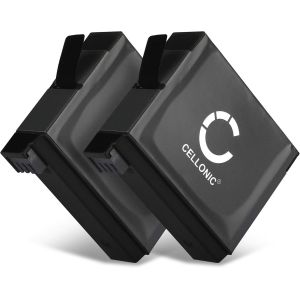 Batterie pour Cam&eacute;ra Compatible avec GoPro Hero 4,4 Black,4 Silver,4 Plus (3.8V,1160mAh) 2 Pi&egrave;ces - Neuf