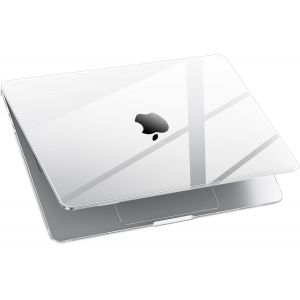 LORANKA-Ultra Fin Coque Compatible avec MacBook Air 15 Pouces M4 M3 M2 2025 2024 2023 (A3241 A3114 A2941), &Eacute;tui Rigide en Plastique Protection Case Ultra-Transparent 15,3"", Transparente Clair - Neuf