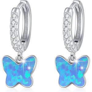 Chenquansarl-Collier Et Boucles D'oreilles Papillon En Argent Sterling Pour Femme Et Fille - Neuf