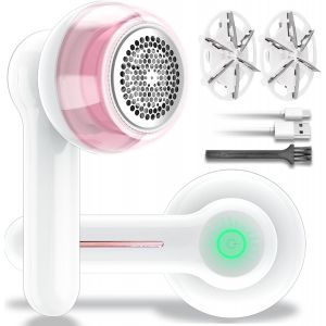 KALANKA-Rasoir &eacute;lectrique anti-peluches pour v&ecirc;tements, chargement USB, rasoir avec 2 t&ecirc;tes de rechange pour v&ecirc;tements et tissus - Neuf