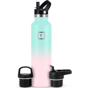 Cantine D'hydratation Pour Camping Et Randonn&eacute;e &iquest; 7,9 L/950 Ml Avec 3 Couvercles &iquest; Bouteille D'eau Isotherme Avec Paille &iquest; Double Paroi En Acier Inoxydable &iquest; Anti-Fuite, Sans Bpa &iquest; Gourde Pour Voyage - Neuf