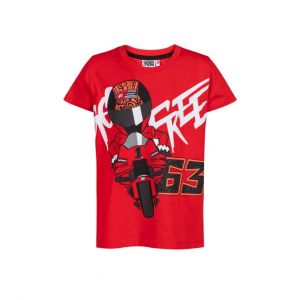 T-Shirt 63 Pecco Bagnaia Ducati Corse Enfant Moto Gp Officiel Rouge - Neuf