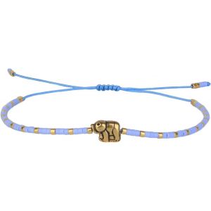 Kal-La Graine Perlé Bracelet Chanceux Or L`Éléphant Brin Bracelets Fait Main Mode Femmes Filles Bijoux - Neuf