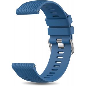 18mm 20mm 22mm Bracelet De Montre En Silicone, Souple Bracelet De Replacement En D&eacute;gagement Rapide Avec Boucle En M&ecirc;me Couleur Homme Femme - Neuf